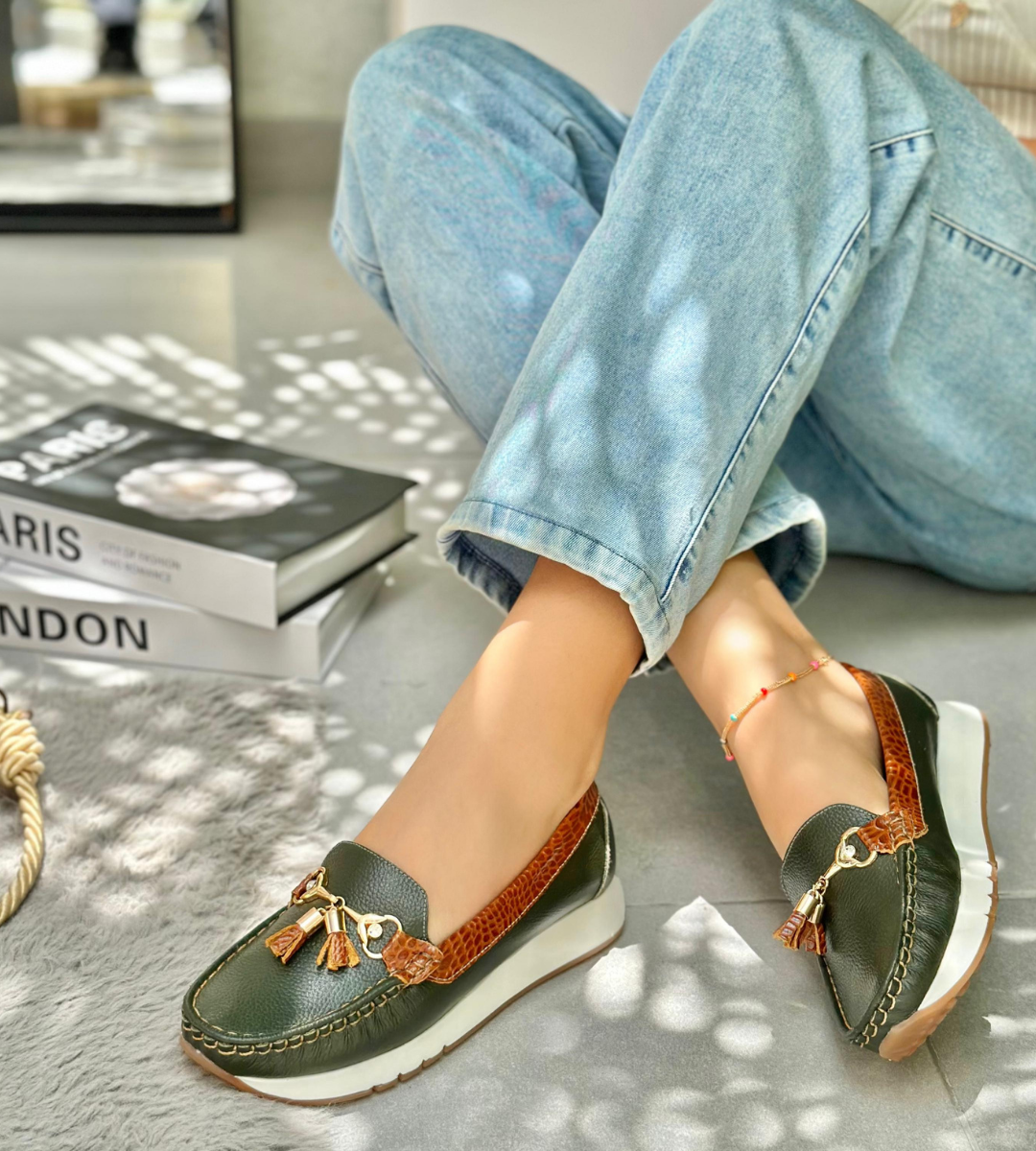 MOCASIN CUERO