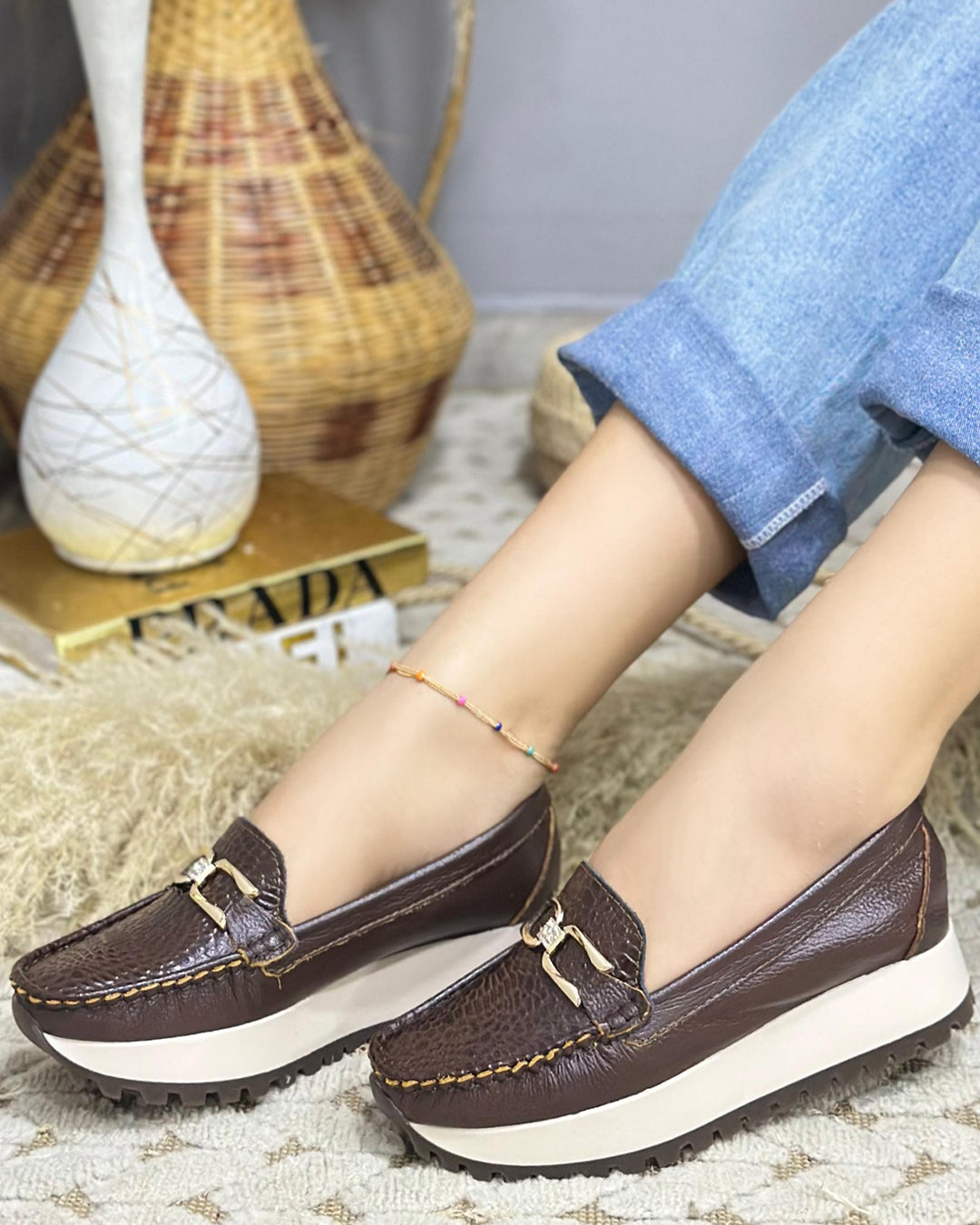 MOCASIN CUERO