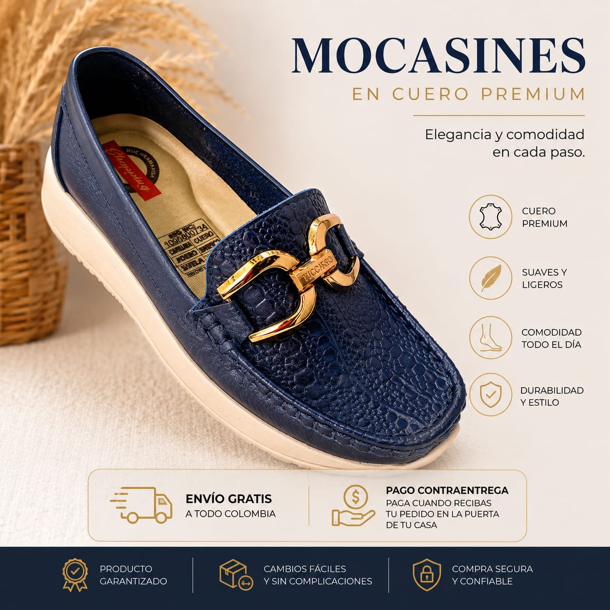 MOCASIN CUERO