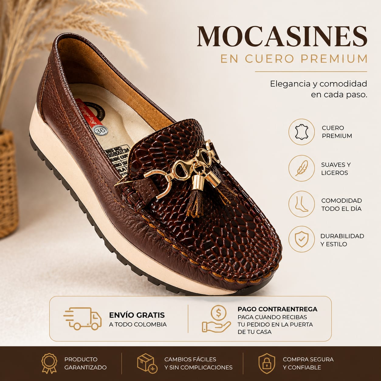 MOCASIN CUERO